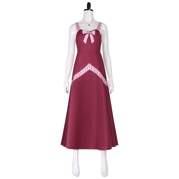 Anime Fairy Tail Mirajane Strauss Cosplay Costume Suspender Dress Necklace - AwwwCos