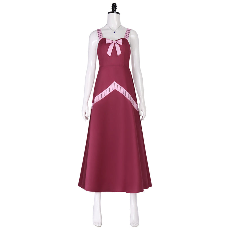 Anime Fairy Tail Mirajane Strauss Cosplay Costume Suspender Dress Necklace - AwwwCos