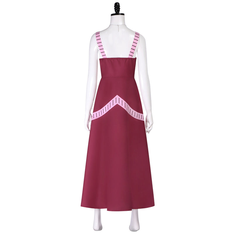 Anime Fairy Tail Mirajane Strauss Cosplay Costume Suspender Dress Necklace - AwwwCos