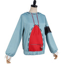 Anime Gachiakuta Guita Hebby Fantasia Cosplay Costume Blue Hooded Coat