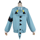 Anime Gachiakuta Guita Hebby Fantasia Cosplay Costume Blue Hooded Coat