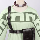 Anime Gachiakuta Rem Cosplay Costume Light Green Shirt Black Shorts Accessories