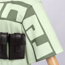 Anime Gachiakuta Rem Cosplay Costume Light Green Shirt Black Shorts Accessories