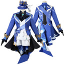 Game Anime Genshin Impact Focalors Cosplay Costume Uniform Hat