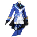 Game Anime Genshin Impact Focalors Cosplay Costume Uniform Hat