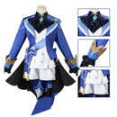 Game Anime Genshin Impact Focalors Cosplay Costume Uniform Hat