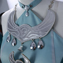 Anime Genshin Impact Lan Yan Cosplay Costume Shoes Wig - AwwwCos