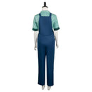 Anime Ghostbusters Cosplay Costume Blue Jumpsuit Green Shirt - AwwwCos