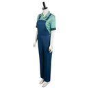 Anime Ghostbusters Cosplay Costume Blue Jumpsuit Green Shirt - AwwwCos