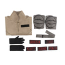 Anime Ghostbusters Cosplay Costume Brown Jumpsuit Set - AwwwCos