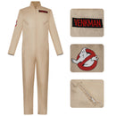 Anime Ghostbusters Cosplay Costume Lightweight Brown Jumpsuit - AwwwCos