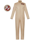Anime Ghostbusters Cosplay Costume Lightweight Brown Jumpsuit - AwwwCos