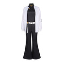 Anime Gokurakugai Michi Saotome Cosplay Costume Black Top bell-Bottoms - AwwwCos