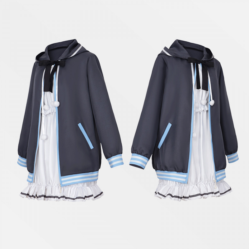 Anime Hamidashi Creative Nishiki Asumi Cosplay Hoodie Dress