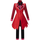 Anime Hazbin Hotel Alastor Cosplay Costume Suit Jacket Coat Shirt Pants Gloves