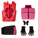 Anime Hazbin Hotel Alastor Cosplay Costume Suit Jacket Coat Shirt Pants Gloves