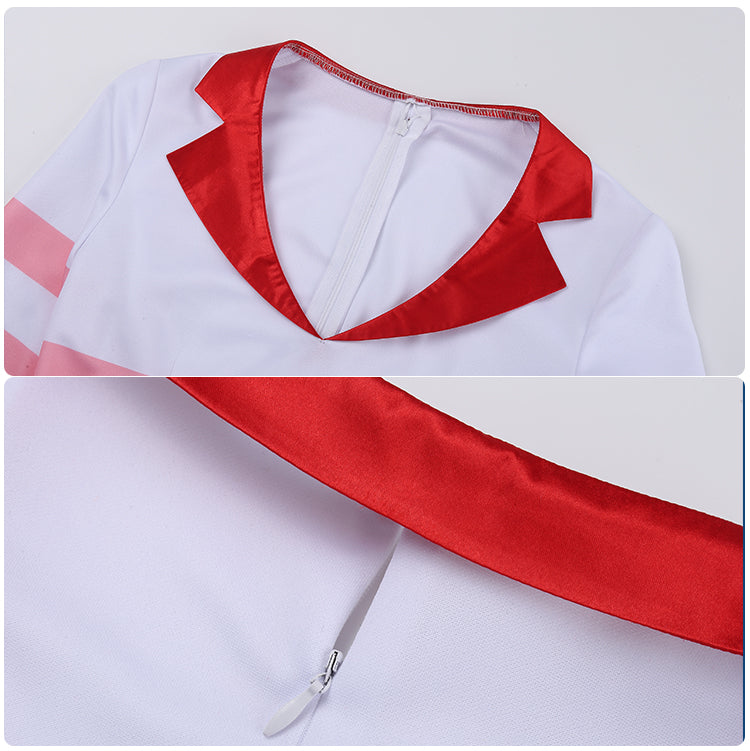 AwwwCos Anime Hazbin Hotel Angel Dust Cosplay Costume Red Straps Suit Sweatshirt Tops Gloves Halloween Outfit Uniform Clothes