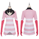 Anime Hazbin Hotel Angel Dust Cosplay Costume Suit Sweatershirt Gloves