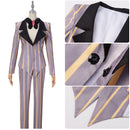 Anime Hazbin Hotel Sir Pentious Cosplay Costume Men Women Suit Jacket Coat Pants Hat