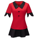 Anime Hazbin Hotel Vaggie Cosplay Costume Suit Shirt Tops Skirt