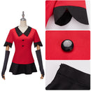Anime Hazbin Hotel Vaggie Cosplay Costume Suit Shirt Tops Skirt