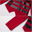 AwwwCos Anime Hazbin Hotel Vox Cosplay Costume Men Suit Blue Jacket Coat Sweatershirt Halloween Outfit Uniform Clothes Hat