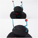 AwwwCos Anime Hazbin Hotel Vox Cosplay Costume Men Suit Blue Jacket Coat Sweatershirt Halloween Outfit Uniform Clothes Hat