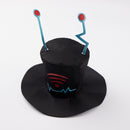 AwwwCos Anime Hazbin Hotel Vox Cosplay Costume Men Suit Blue Jacket Coat Sweatershirt Halloween Outfit Uniform Clothes Hat