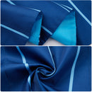 AwwwCos Anime Hazbin Hotel Vox Cosplay Costume Men Suit Blue Jacket Coat Sweatershirt Halloween Outfit Uniform Clothes Hat