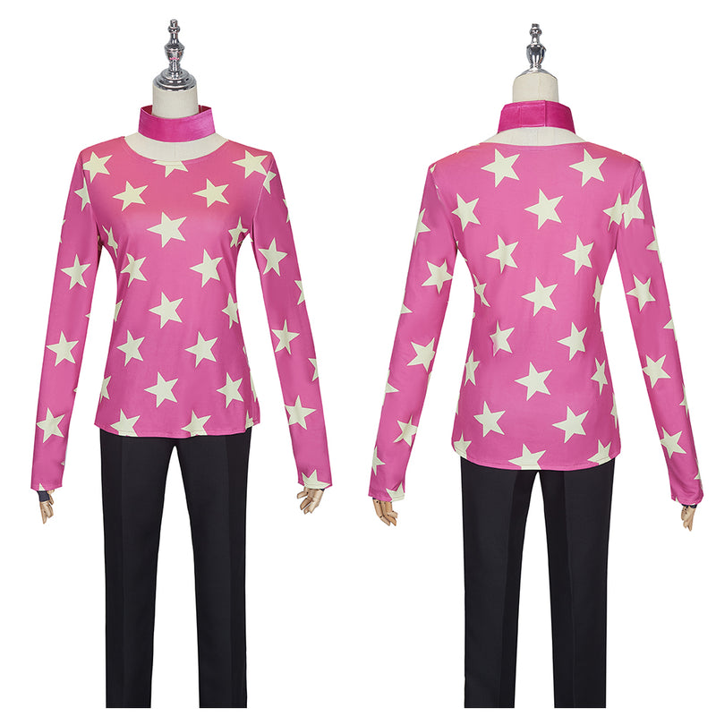 AwwwCos  Anime Helluva Boss Octavia Cosplay Costume Jacket Tops Pants Halloween Outfits with Hat Gloves