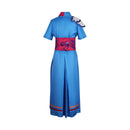 Anime K-Pop: Demon Hunters Ancient Tradition of Heroines Cosplay Blue Costume - AwwwCos