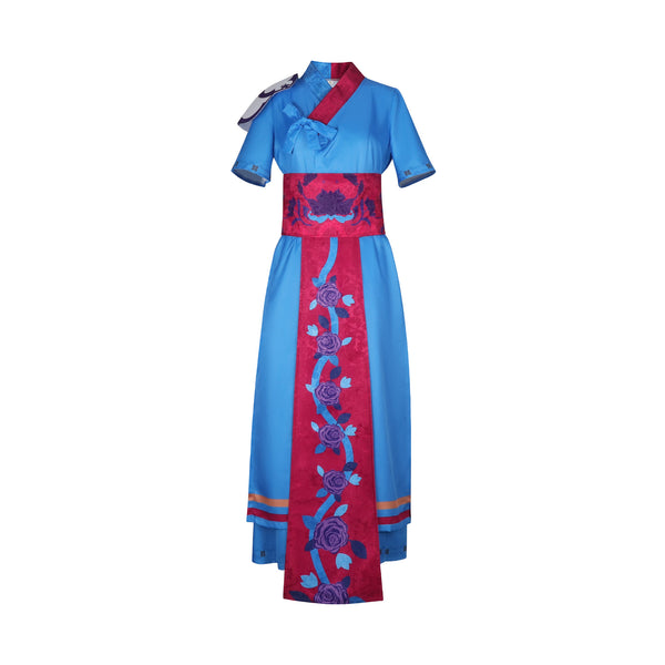 Anime K-Pop: Demon Hunters Ancient Tradition of Heroines Cosplay Blue Costume - AwwwCos