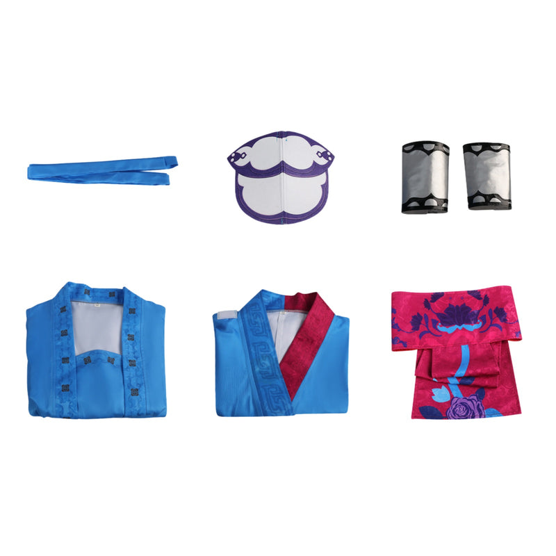 Anime K-Pop: Demon Hunters Ancient Tradition of Heroines Cosplay Blue Costume - AwwwCos