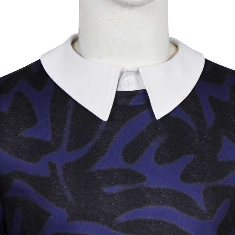 Anime K-Pop: Demon Hunters BABY Cosplay Costume Blue Printed Shirt - AwwwCos