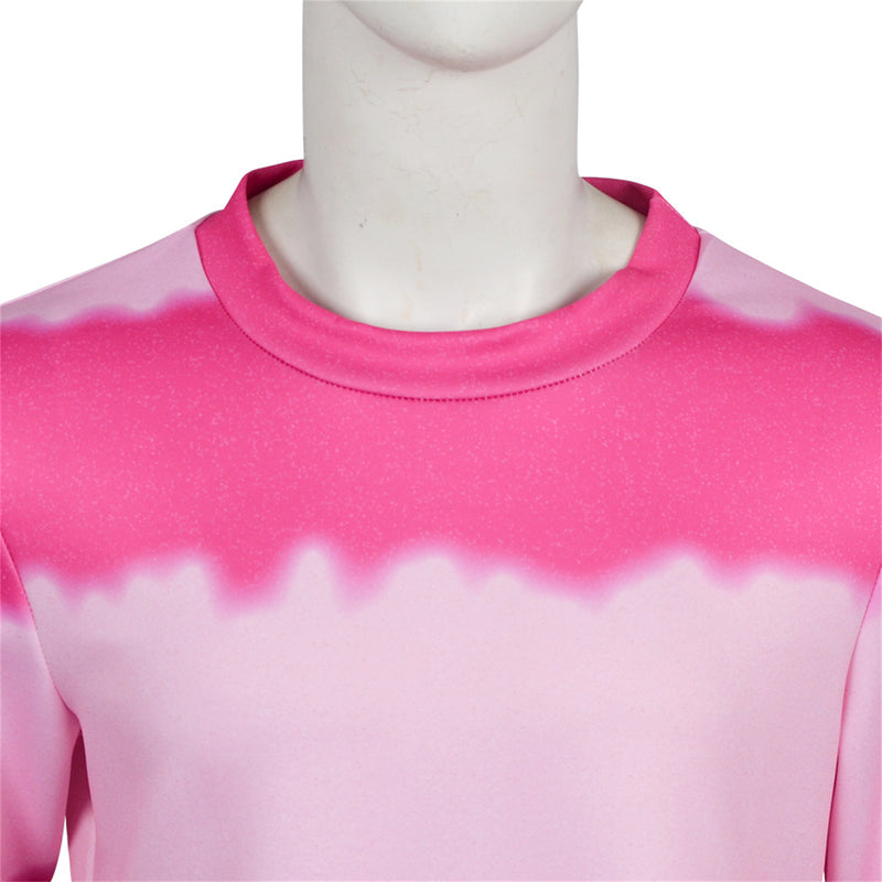 Anime K-Pop: Demon Hunters BABY Cosplay Costume Pink Plaid Shirt - AwwwCos