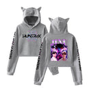 Anime K-Pop Demon Hunters Cosplay Costume Cat Ear Hooded Jacket - AwwwCos
