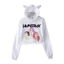 Anime K-Pop Demon Hunters Cosplay Costume Hoodie Cat Ear Hooded Sweatshirt - AwwwCos