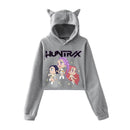 Anime K-Pop Demon Hunters Cosplay Costume Hoodie Cat Ear Hooded Sweatshirt - AwwwCos