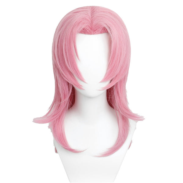 Anime K-Pop: Demon Hunters Romance Cosplay Wig Pink Curly Hair - AwwwCos