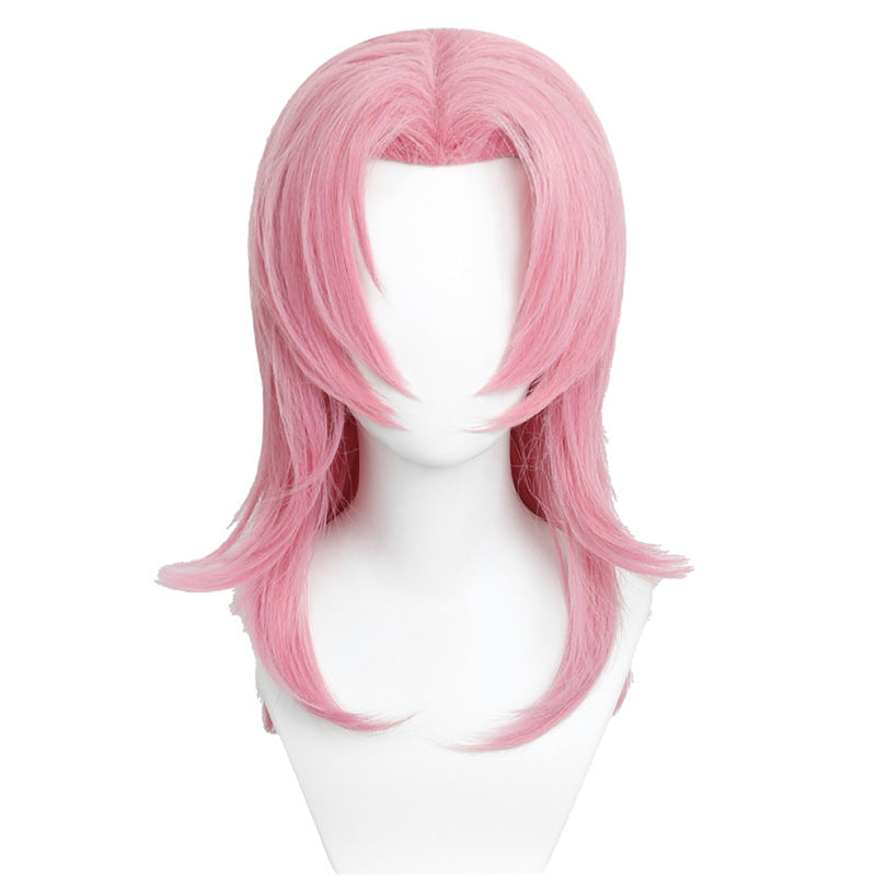 Anime K-Pop: Demon Hunters Romance Cosplay Wig Pink Curly Hair - AwwwCos
