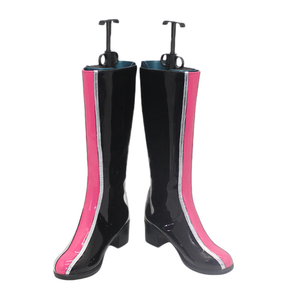 Anime K-Pop: Demon Hunters Rumi Cosplay Shoes Black Red Boots - AwwwCos