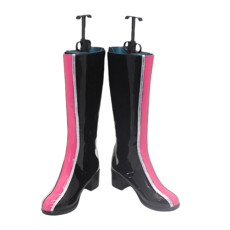 Anime K-Pop: Demon Hunters Rumi Cosplay Shoes Black Red Boots - AwwwCos