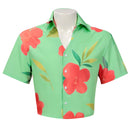 Anime K-Pop: Demon Hunters Saja Boys ABBY Cosplay Costume Green Printed Shirt - AwwwCos