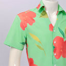 Anime K-Pop: Demon Hunters Saja Boys ABBY Cosplay Costume Green Printed Shirt - AwwwCos