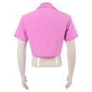 Anime K-Pop: Demon Hunters Saja Boys Abby Cosplay Costume Pink Shirt - AwwwCos