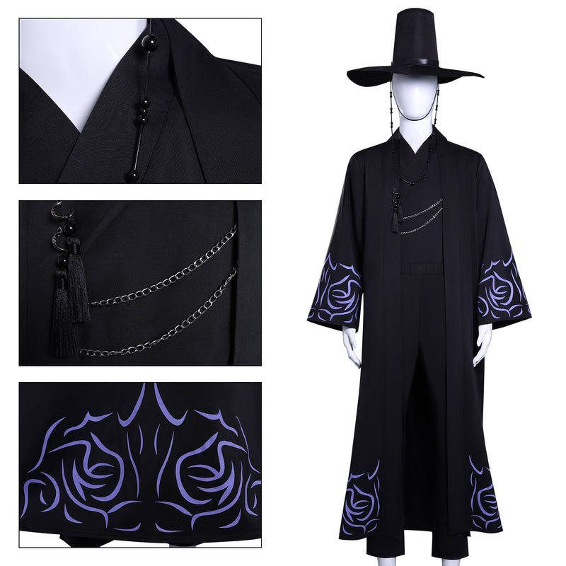 Anime K-Pop: Demon Hunters Saja Boys Cosplay Traditional Costume - AwwwCos