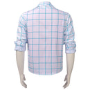 Anime K-Pop: Demon Hunters Saja Boys Jinu Cosplay Costume Plaid Top Pink Vest - AwwwCos