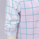 Anime K-Pop: Demon Hunters Saja Boys Jinu Cosplay Costume Plaid Top Pink Vest - AwwwCos