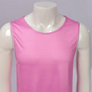 Anime K-Pop: Demon Hunters Saja Boys Jinu Cosplay Costume Plaid Top Pink Vest - AwwwCos