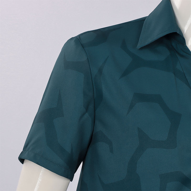 Anime K-Pop: Demon Hunters Saja Boys Jinu Cosplay Costume Short Sleeve Shirt - AwwwCos